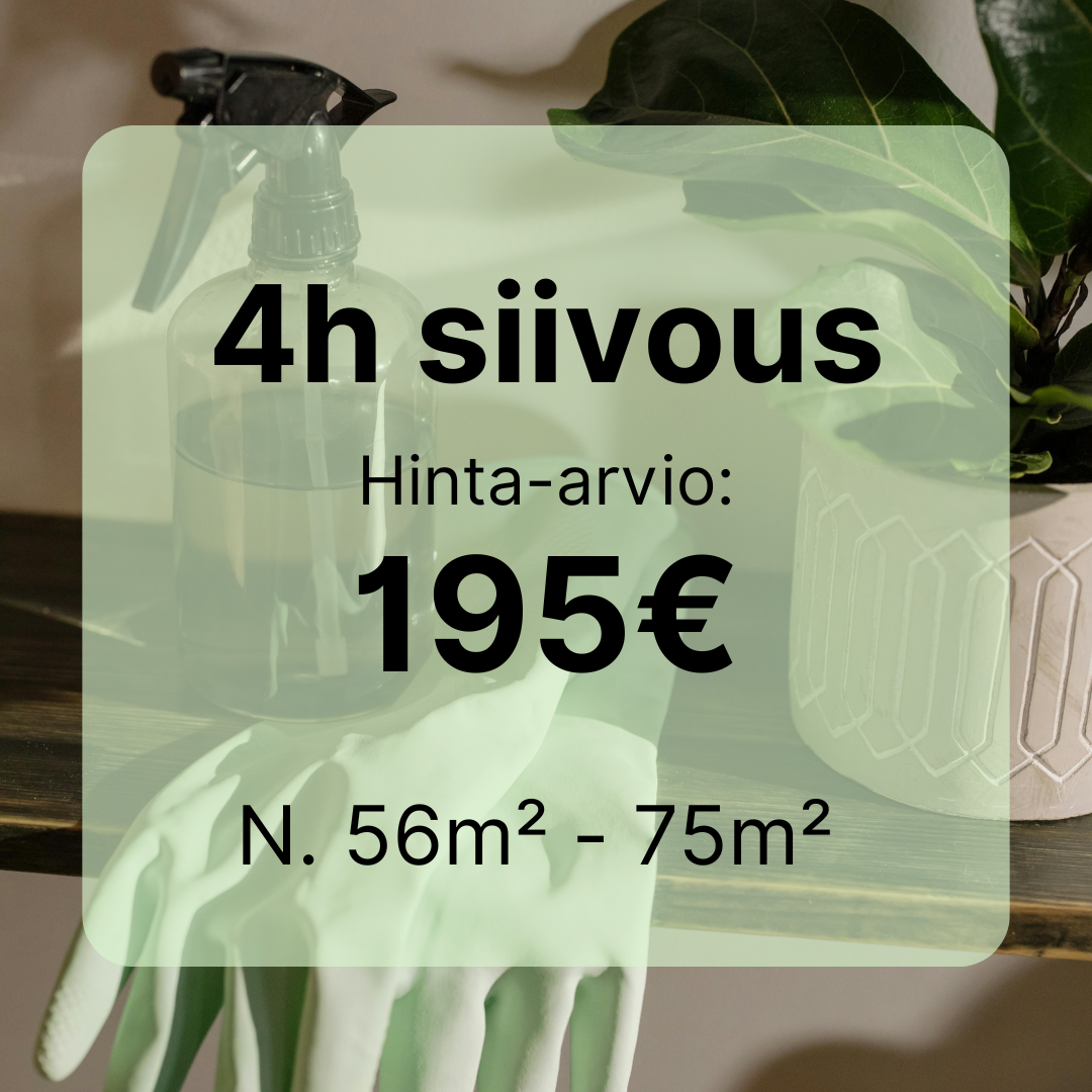 Siivous Lahti 4h